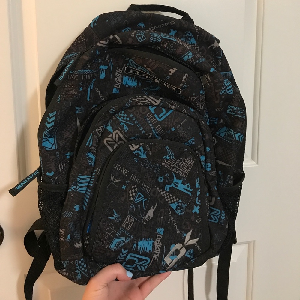 Dakine backpack, black/blue, sports / casual